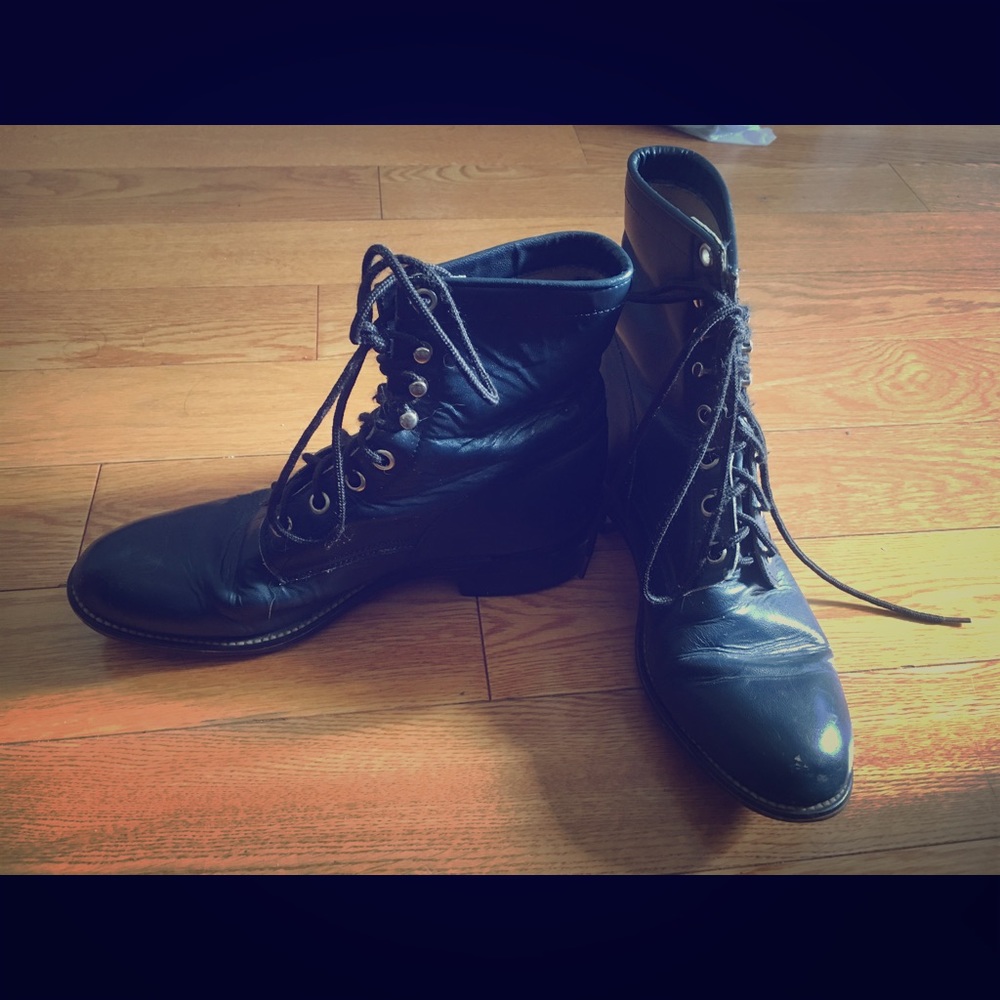 Midnight Blue Justin boots